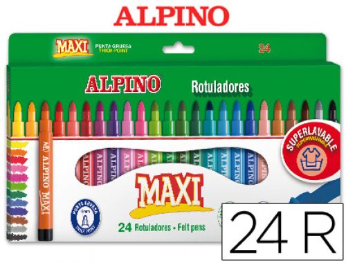 Marcador alpino maxi 24 unidades , Alpino , 36318 , 18413240609312
